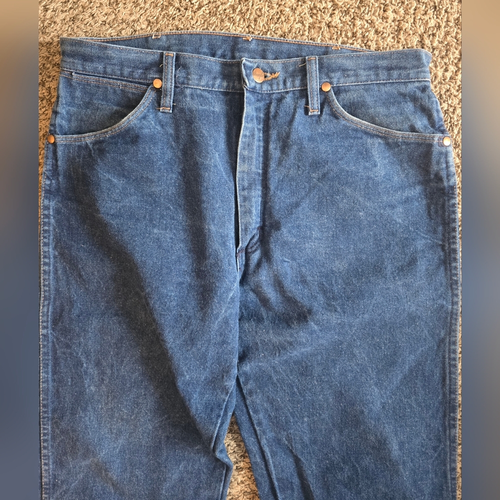 Wrangler Dark Blue Denim Jeans